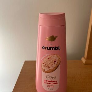 Dove x Crumble Limited Edition Strawberry Crumb Cake Body Wash 20 Fl OZ